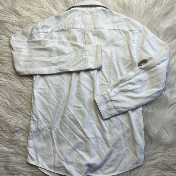 Cat & Jack Long Sleeve Buton Down White Size Medium - Picture 2 of 2